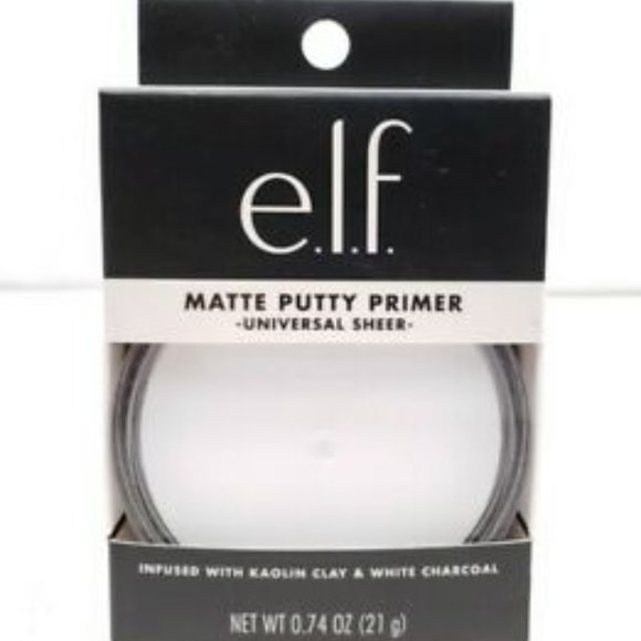 e.l.f. Matte Putty Primer Universal Sheer Infused w/Kaolin Clay & White Charcoal - Picture 2 of 5
